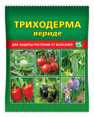 Триходерма вериде 15гр защита растений от болезней ВХ /200