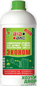 BioBac биологическое средство для дачных туалетов и септиков 1л Эконом BB-V-600 / 12