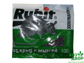 Рубит Зоокумарин + гранулы (ОРЕХ) 100гр /50 А -5029