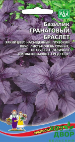 Базилик Гранатовый браслет фиолетовый (Уральский дачник) Ц