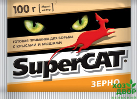 SUPER-CAT зерно 100гр пакет Август /50