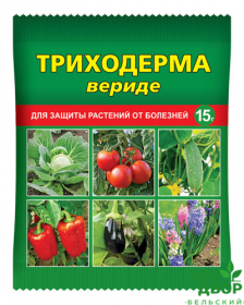 Триходерма вериде 15гр защита растений от болезней ВХ /200