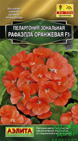 Пеларгония Рафаэлла F1 оранжевая (Аэлита) Ц